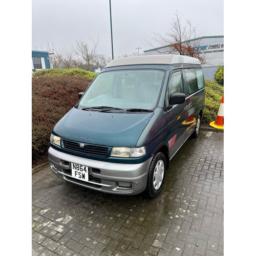 91 - N864FSW
Mazda Bongo Camper with pop up roof
First Registered 1996
Approx 200,000KM
Manual Diesel
fit... 