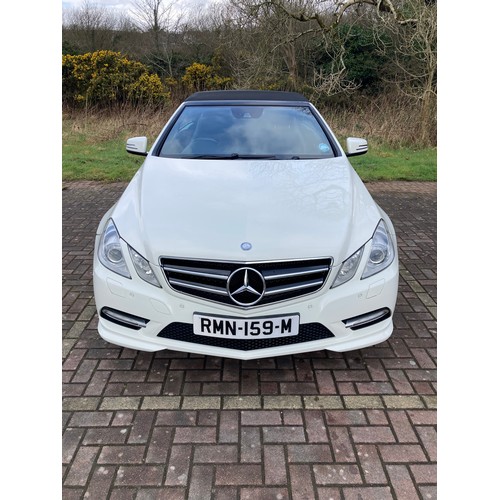 59 - RMN159M
White Mercedes-Benz E220 2143cc Blue Efficiency convertible
First Registered 13.06.2012
Appr... 