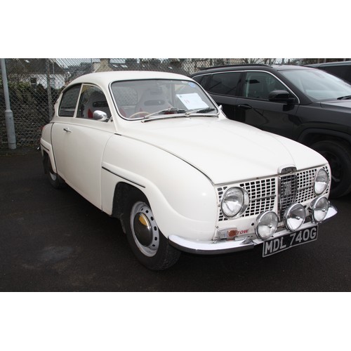 19 - UK REGISTERED
MDL740G
White SAAB 96
First Registered 1968
Manual Petrol
Big valve heads electronic i... 