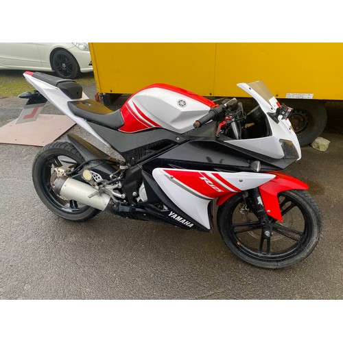 118 - Yamaha YZF R125
NO KEY, NO REGISTRATION DOCUMENT
VEHICLE HAS BEEN SEIZED OFF ROAD BY GOVERNMENT
SPAR... 