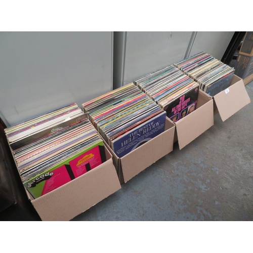 48 - Four boxes of assorted LPs