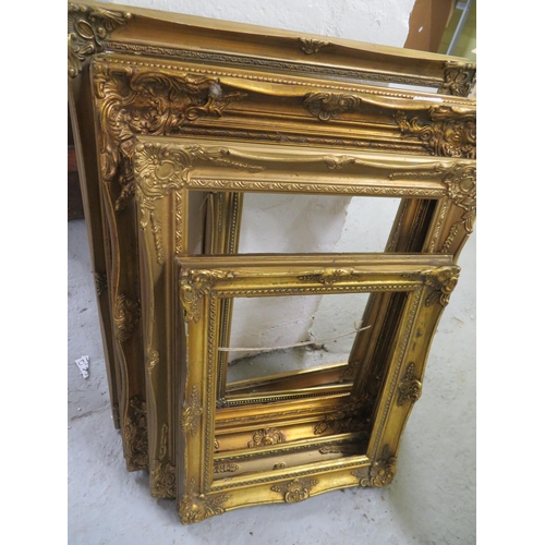 536 - Collection of gilt picture frames