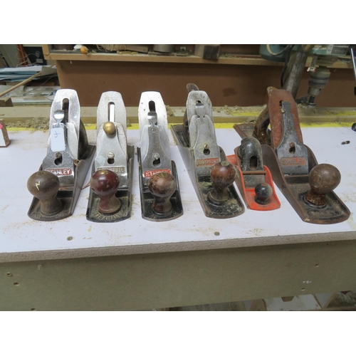 4 - Collection of wood planes