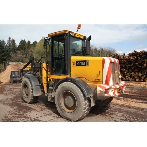 133 - JMN859P
JCB 416 loading showel
First Registered 24.03.2009
Approx 9230 hours
together with loading f... 