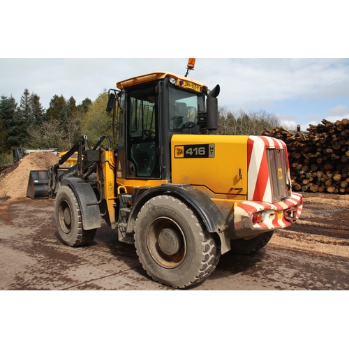 133 - JMN859P
JCB 416 loading showel
First Registered 24.03.2009
Approx 9230 hours
together with loading f... 