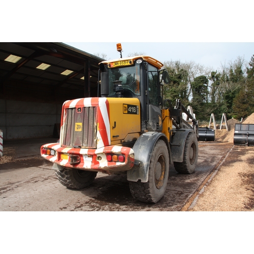 133 - JMN859P
JCB 416 loading showel
First Registered 24.03.2009
Approx 9230 hours
together with loading f... 