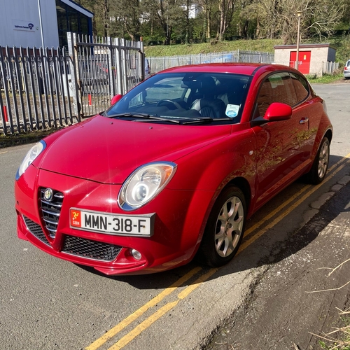 143 - MMN318F
Red Alfa Romeo Mito TB Multiair 1368cc
First Registered 12.05.2010
Approx 91,000 miles
Petro... 