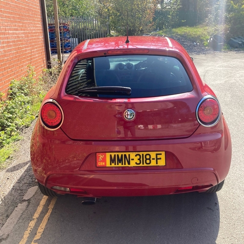 143 - MMN318F
Red Alfa Romeo Mito TB Multiair 1368cc
First Registered 12.05.2010
Approx 91,000 miles
Petro... 