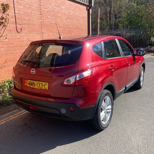 144 - MMN133C
Red Nissan Qashqai Acenta 1.6 1598cc
First Registered 02.08.2012
Approx 86,000 miles
Petrol ... 