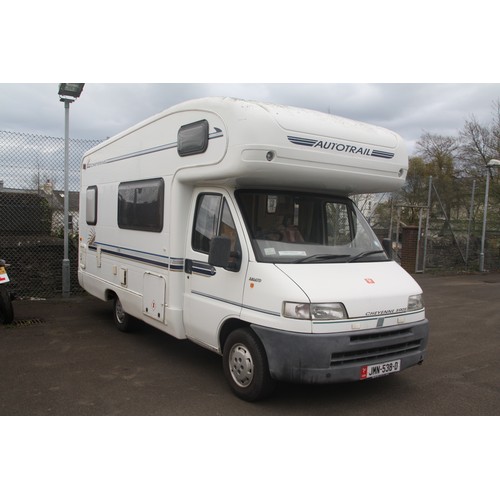 151 - JMN538D
Fiat Autotrail Cheyenne motorhome
First Registered 09.03.2001
Approx 66,000 miles
Manual Die... 