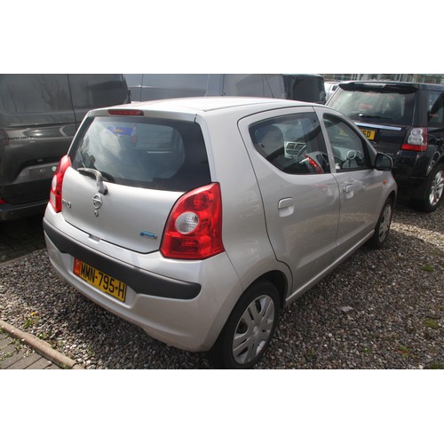 119 - MMN795H
Silver Nissan Pixo N-Tec 996cc
First Registered 23.12.2010
Approx 43,188 miles
Manual Petrol