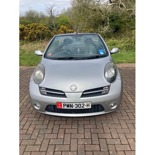 123 - PMN302H
Silver Nissan Micra Essenza convertible 1.6L
First Registered 29.04.2006
Approx 108,000 mile... 