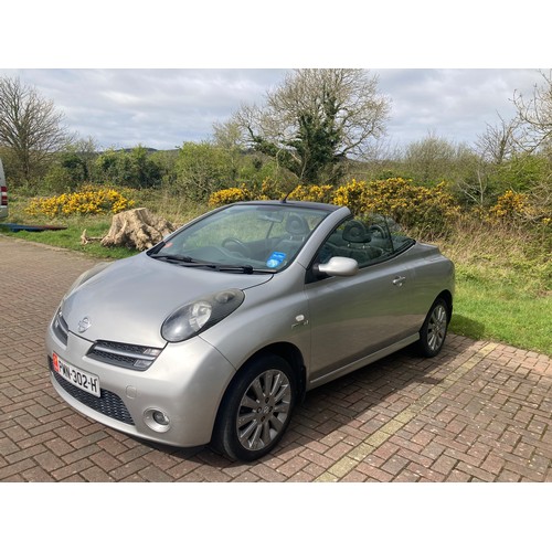 123 - PMN302H
Silver Nissan Micra Essenza convertible 1.6L
First Registered 29.04.2006
Approx 108,000 mile... 