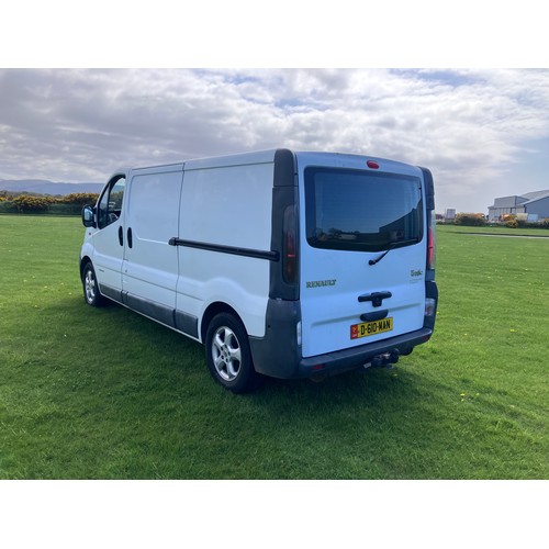 219 - D610MAN
White Renault Trafic LL29 DCI 1870cc
First Registered 09.03.2004
Approx 88,000 miles
Manual ... 