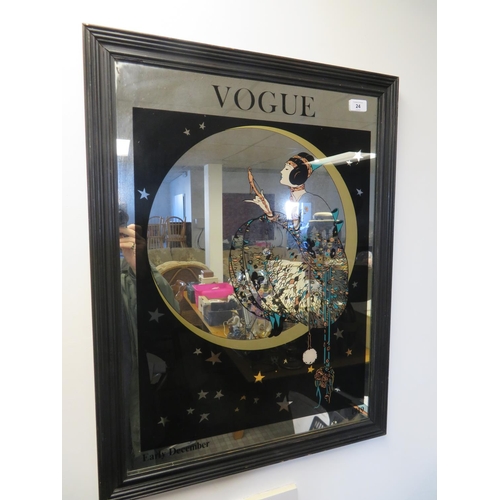 24 - Vogue Art Deco style mirror