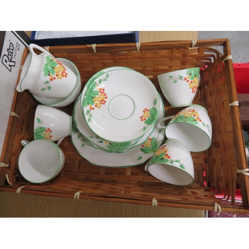 302 - Three part tea sets including Aynsley