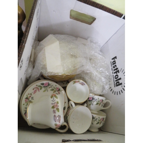 302 - Three part tea sets including Aynsley