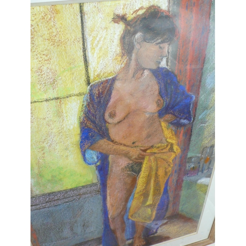 431 - Nude woman, pastel, 28x24ins