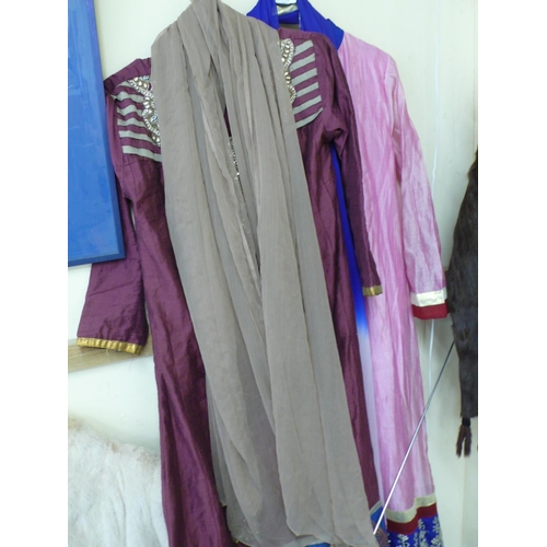 482 - Two traditional Indian dresses (one Kattan material)