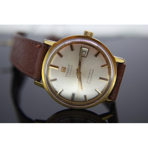 288 - Gents Tissot Visodate automatic wristwatch, ticking