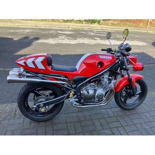 13 - EMN963V
Yamaha XJ600N Cafe racer/Display bike
First Registered 04.07.1997
Approx 13,000 miles
Petrol... 