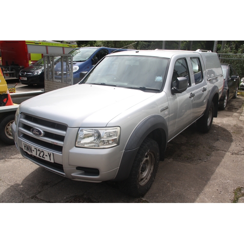 17 - HMN722Y
Silver Ford Ranger 2500cc 4X4 pickup
First Registered 16.07.2007
Approx 63,200 miles
Manual ... 