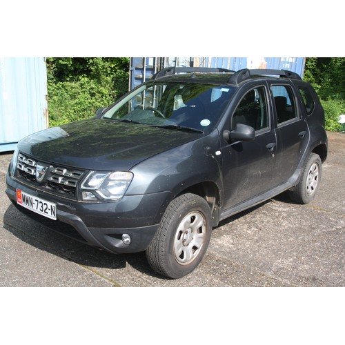 45 - MMN732N
Grey Dacia Duster Ambiance 4X2 SCE 1598cc
First Registered 10.11.2016
Approx 53,552 miles
Ma... 