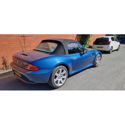 97 - MMN606C
Blue BMW Z3 1991cc
First Registered 09.03.2000
Approx 89,000 miles
Manual Petrol