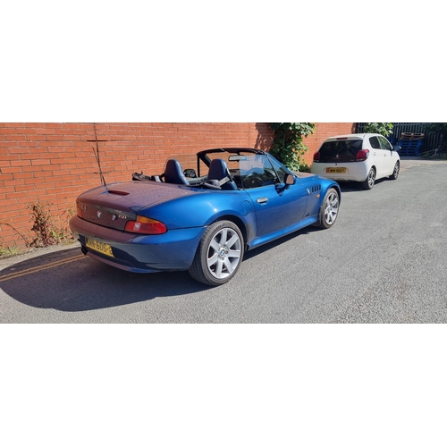 97 - MMN606C
Blue BMW Z3 1991cc
First Registered 09.03.2000
Approx 89,000 miles
Manual Petrol