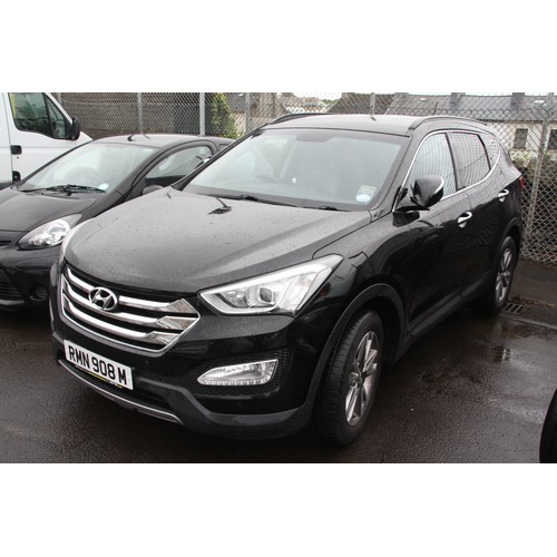 20 - RMN908M
Hyundai Sante Fe 2.2 CRDi
First Registered 31.07.2013
Approx 86,000 miles
Auto Diesel
Full b... 