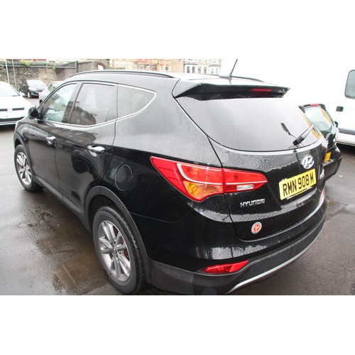 20 - RMN908M
Hyundai Sante Fe 2.2 CRDi
First Registered 31.07.2013
Approx 86,000 miles
Auto Diesel
Full b... 