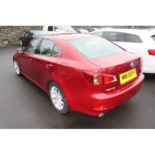 65 - MMN698P
Lexus IS 250 Advance
First Registered 28.11.2011
Approx 63,000 Miles
Petrol Auto
8 service s... 