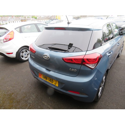 92 - NMN148J
Blue Hyundai I20 Premium SE 1368cc
First Registered 28.01.2015
Approx 95,000 miles
Petrol Ma... 