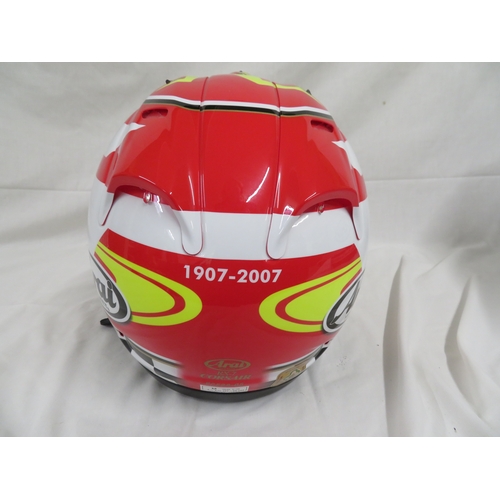 24 - Limited edition Isle of Man TT Centenary Full race helmet with original box -M head size57-58cm