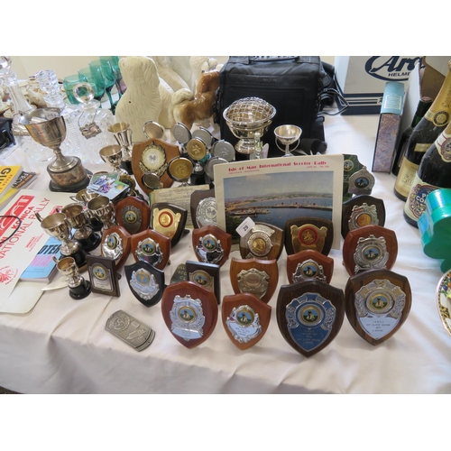 29 - Large collection of Isle of Man scooter club trophies dating from the 1960s