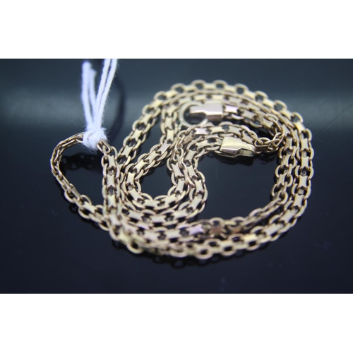 68 - 9ct gold multi link chain, 10grams