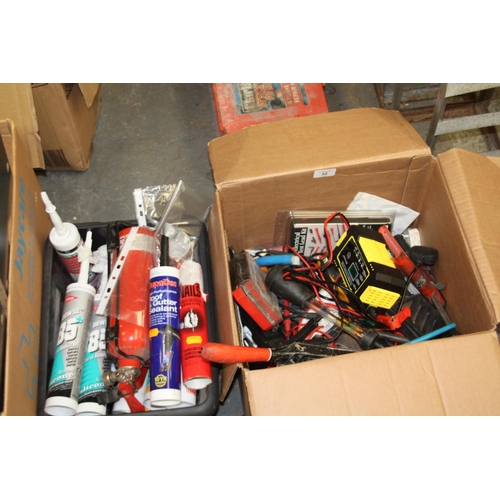 32 - Box of mostly electrical items