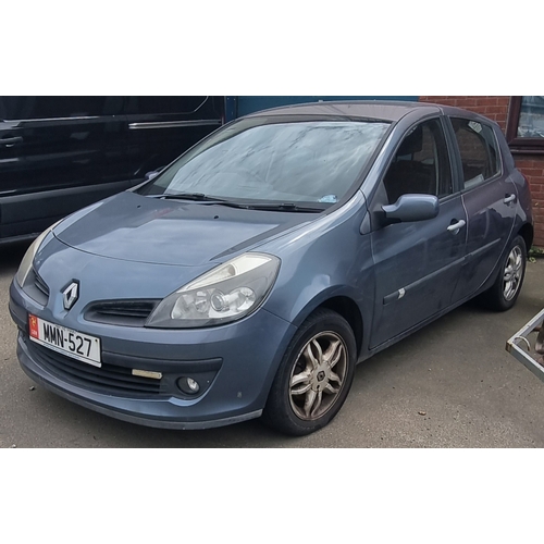 102 - MMN527
Blue Renault Clio Dynamique 1390cc
First Registered 20.04.2007
Approx 74,000 miles
Petrol