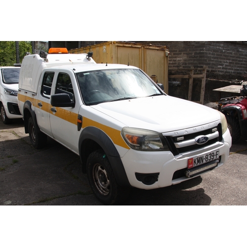 105 - KMN839F
White Ford Ranger Double XL 2500cc
First Registered 07.10.2010
Approx 85,856 miles
Manual Di... 