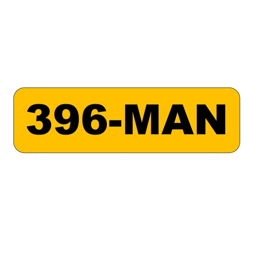 133 - On Cherished Registration Certificate 396-MAN