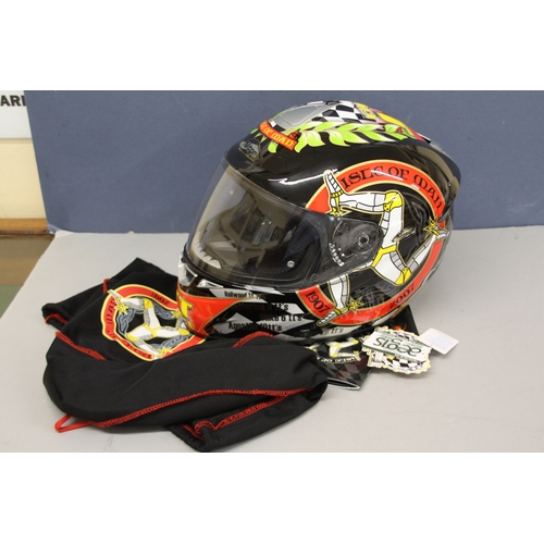 134 - Nitro Isle of Man TT 2007 Centenary limited edition helmet with original box size L