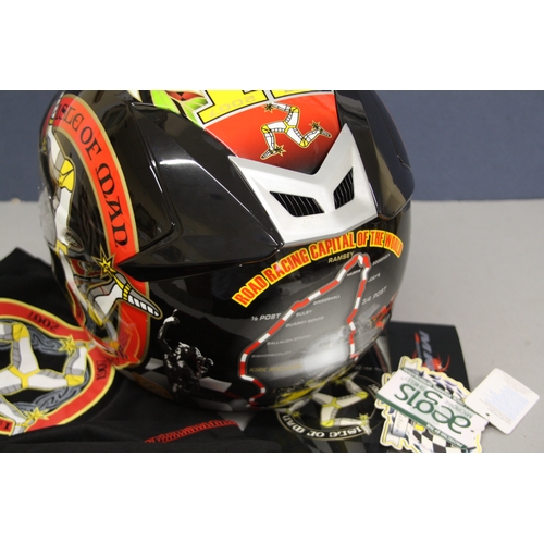 134 - Nitro Isle of Man TT 2007 Centenary limited edition helmet with original box size L