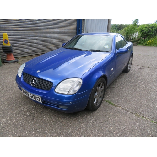 153 - YMN-230
Blue Mercedes SLK-230 2295cc
First Registered 01.09.1999
Approx 55,600 miles
Auto Petrol
Roo... 