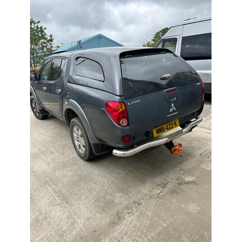 154 - MMN422K
Grey Mitsubishi L200 Warrior DI-D 2477cc
First Registered 16.06.2009
Approx 109,000 miles
Au... 