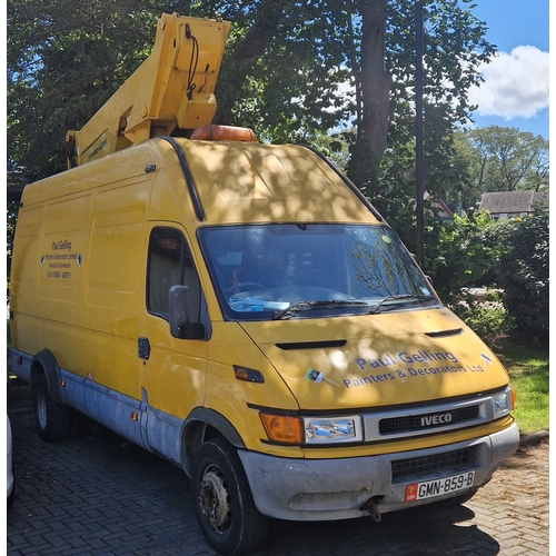 156 - GMN859B
Yellow Iveco Ford Daily Aerial Access vehicle (60ft telescopic cherry picker hoist)
First Re... 