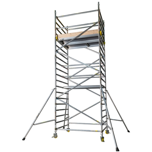 157 - YOUNGMANS BOSS SCAFFOLDING TOWER
4 outrigger anti-topple supports
7 diagonal straight ties
10 horizo... 