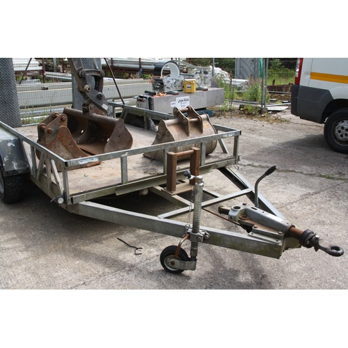 160 - Indespension double axle Plant trailer
VAT ON HAMMER @ 20%