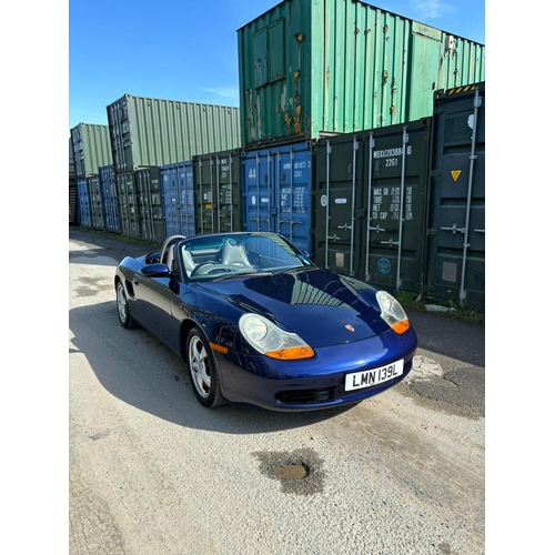 171 - LMN139L
Blue Porsche Boxster 2687cc
First Registered 01.10.2001
Approx 77,000 miles
Manual Petrol
Ke... 