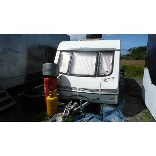 172 - Swift Conqueror twin axle 650 Lux caravan - 23ft long
Viewing at Andreas Airfield 
Friday  10am - 4p... 