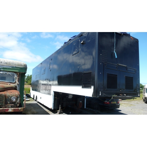 173 - Black and white painted trailer - previously used for habitation and a work shop - 45 foot long
View... 